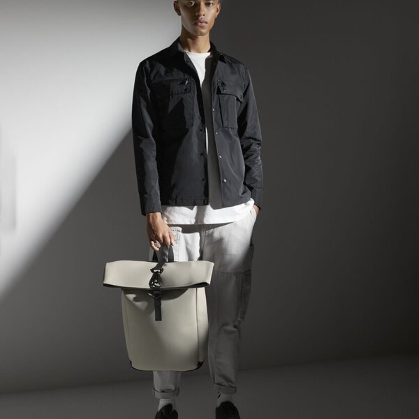 Matte PU rolltop backpack Thumbnail