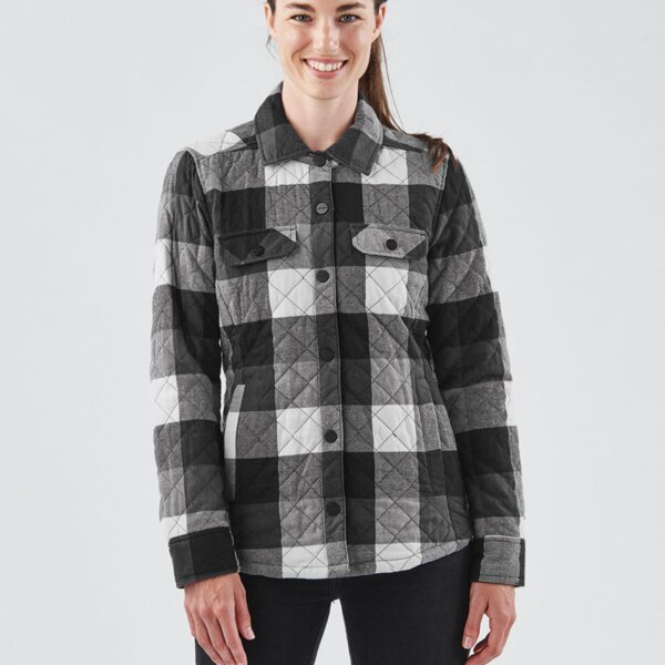 WOMEN'S QUILTED PLAID SHACKET Thumbnail