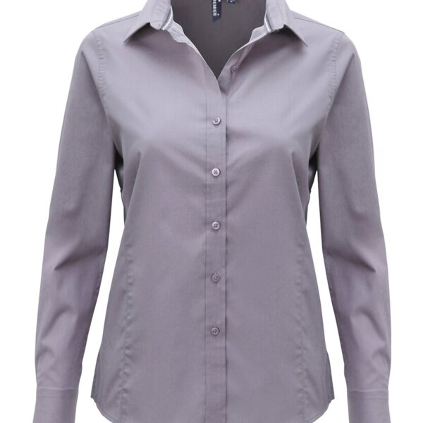 Women's long sleeve fitted "Friday bar shirt" Thumbnail