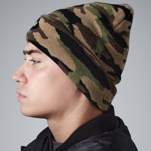 Camo cuffed beanie Thumbnail