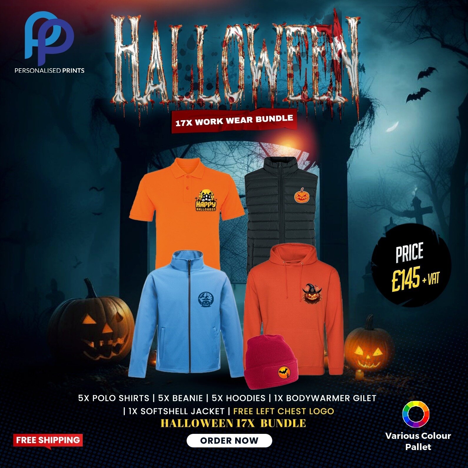 Halloween 17X Work Wear Bundle
