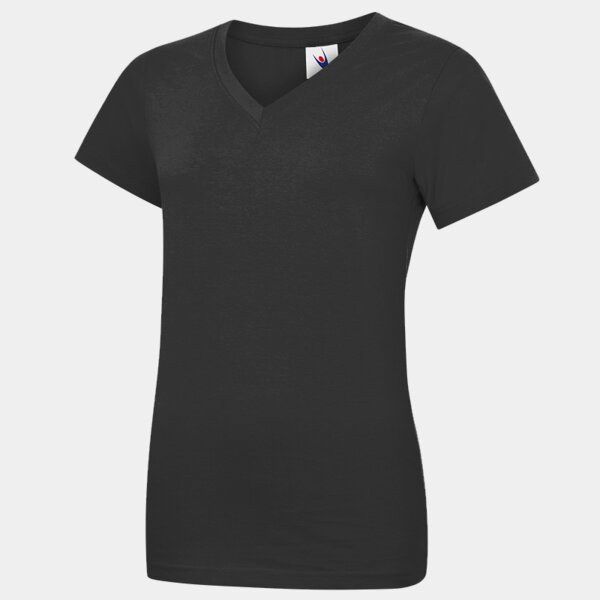 Ladies Classic V Neck T shirt Thumbnail