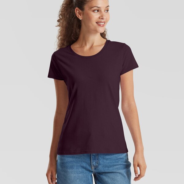 Lady-fit ringspun premium t-shirt Thumbnail