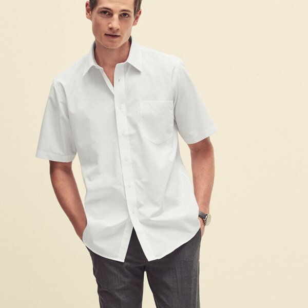 Poplin short sleeve shirt Thumbnail