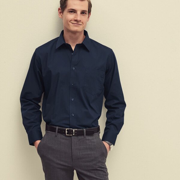 Poplin long sleeve shirt Thumbnail