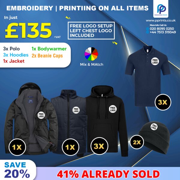 Arctic Elegance Winter Comfort Collection with Free Left Chest Logo, Embroidered & Printed Thumbnail