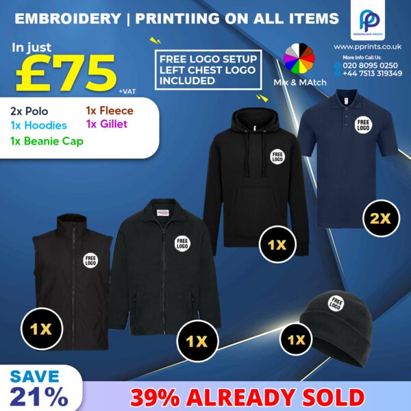 Chill Ready  with Free Left Chest Logo, Embroidered & Printed Thumbnail