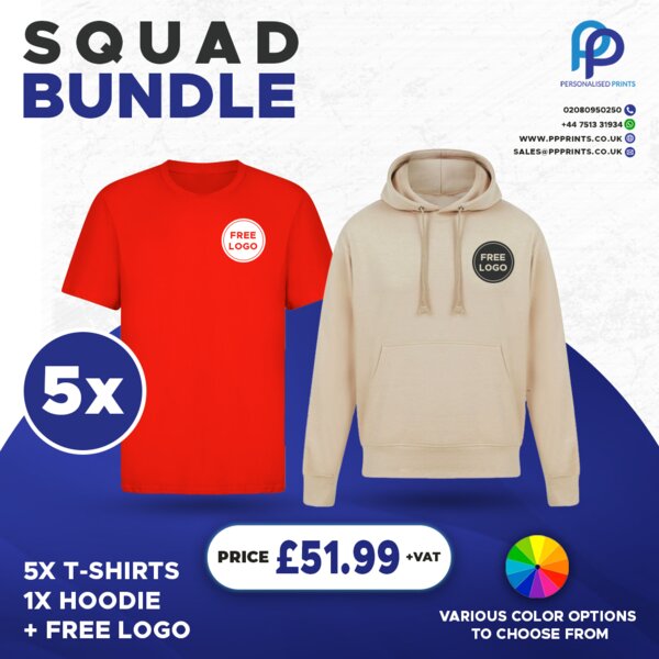 Squad Bundle + Free Left Chest Logo Thumbnail