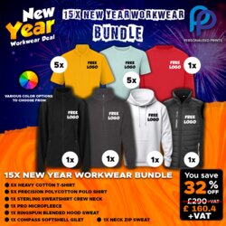 15X New Year Pro Style Workwear Bundle + Free Left Logo Included Thumbnail